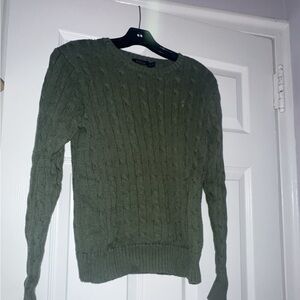 Green Polo sweater
